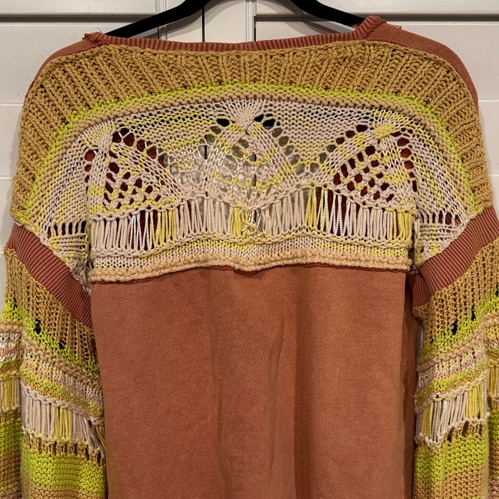 Free People Multicolor Knit Sweater - Picture 6 of 7